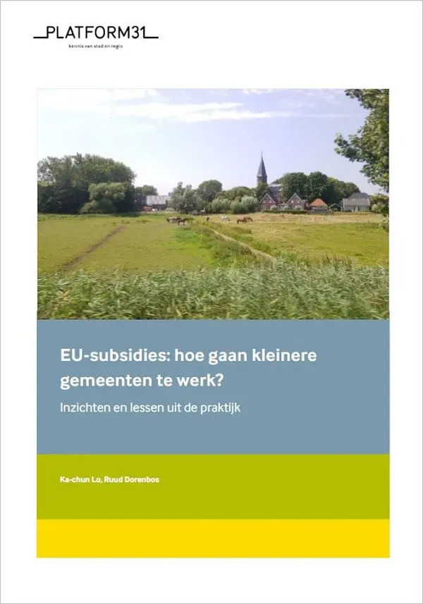 EU-subsidies: hoe gaan kleinere gemeenten te werk?