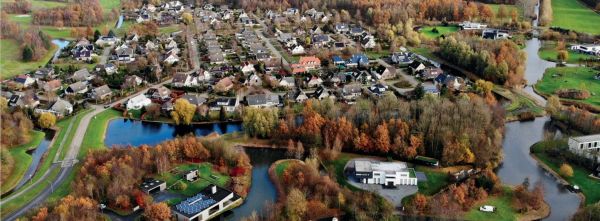 Luchtfoto van het Golfpark