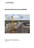 Inventarisatie van aanbod aan kennis en instrumenten voor actief grondbeleid
