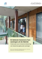 Rapport Zo beleven bewoners hun woningen uit de fabriek